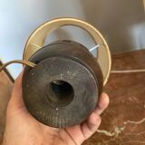 Pair of brutalist bedside lamps