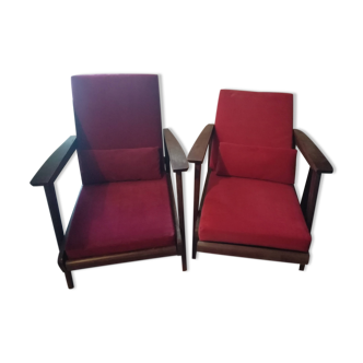 Fauteuils croisière teck