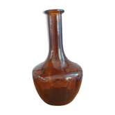Brown tinted glass decanter