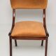 Mid-Century Modern Bumerang Chair, Brown Beige Velvet, Poland, 1960s