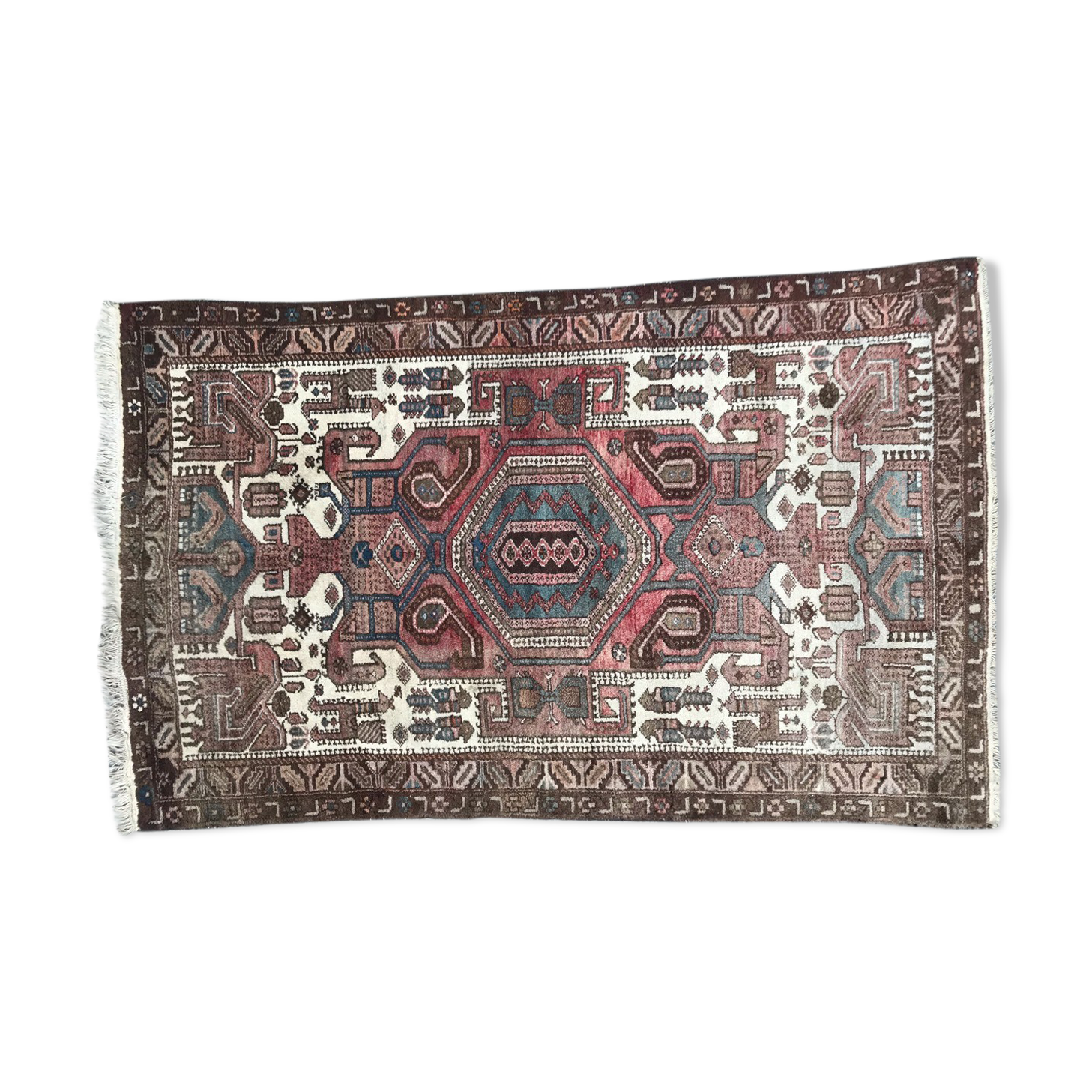 Vintage Persian carpet Hamadan 134x218 cm