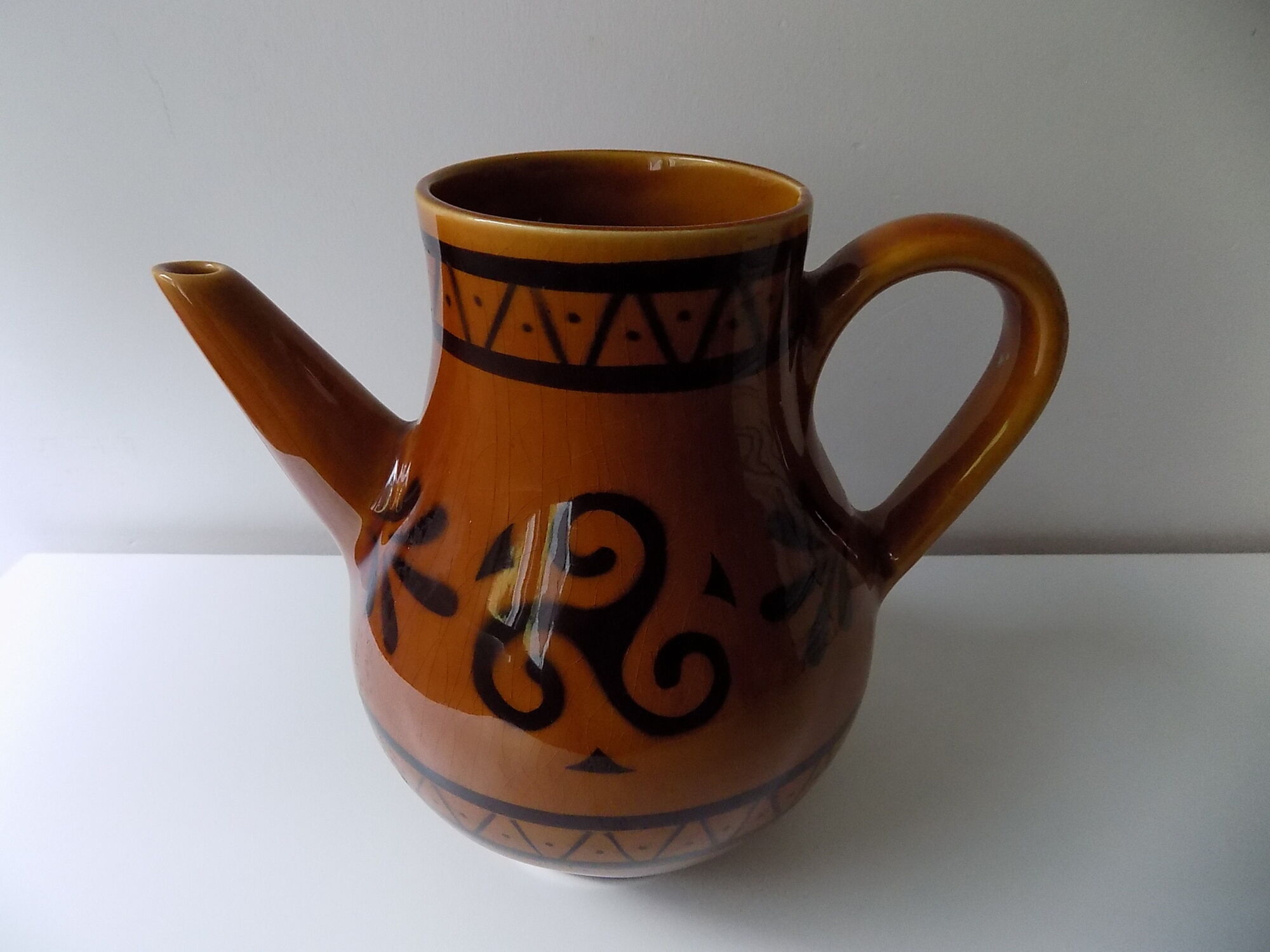 Breton ceramic pitcher
