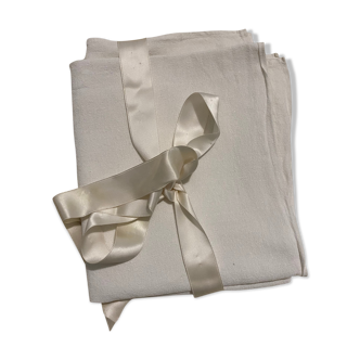 Nappe en coton blanc