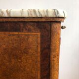 Marquetry bedside table