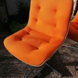 Set of 12 vintage Steelcase Strafor office chairs by Randall Buck