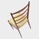 Set of four mid century dining chairs model SB09 by Cees Braakman, Pastoe