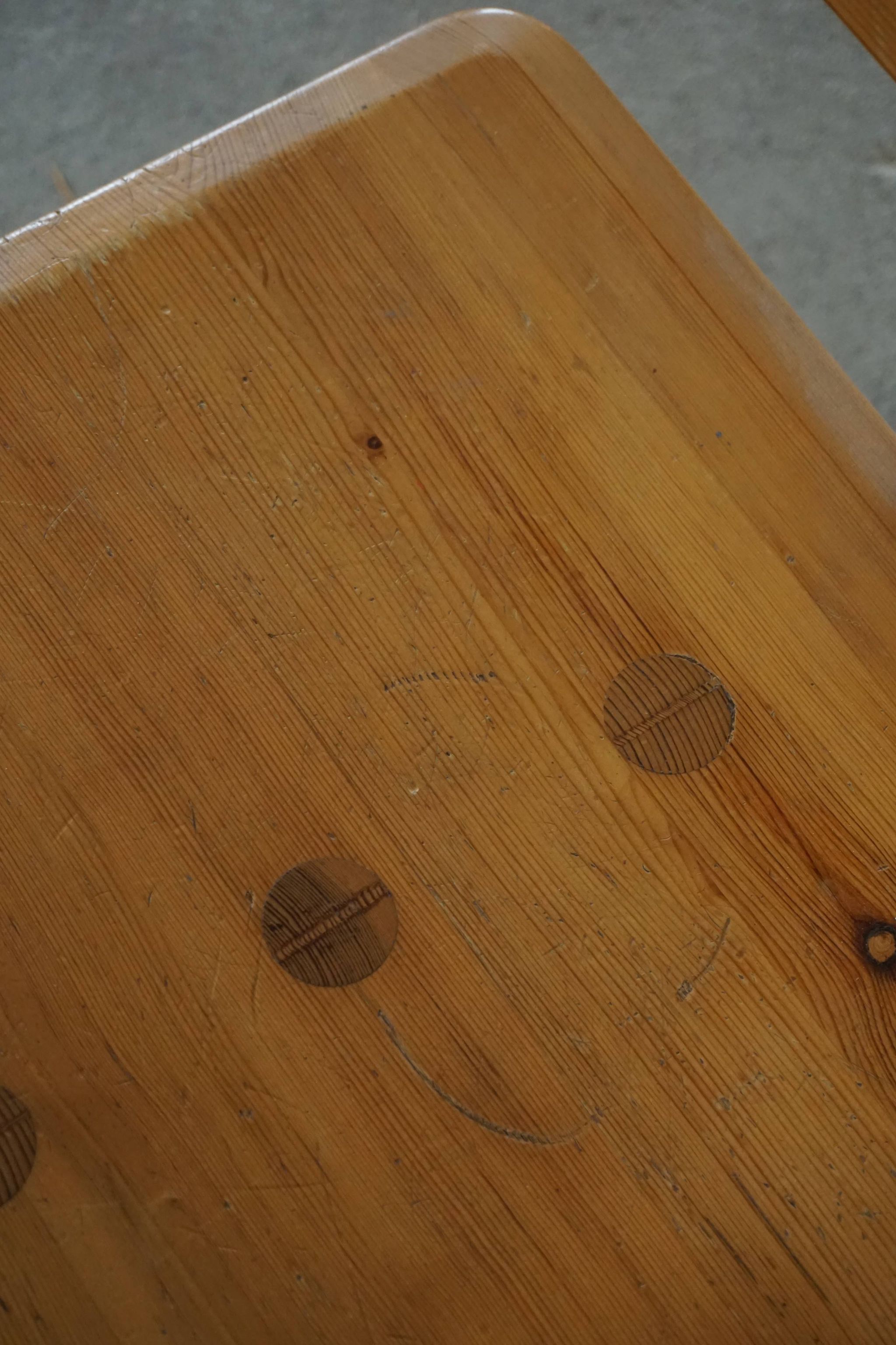 Mid century Swedish pine bench, made by Carl Malmsten for Karl Andersson & Söner, 1960s