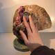 Domien ingels for ceramaes 'turkey' rare polychrome animal sculpture c