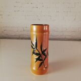 Bamboo pattern sandstone roll vase