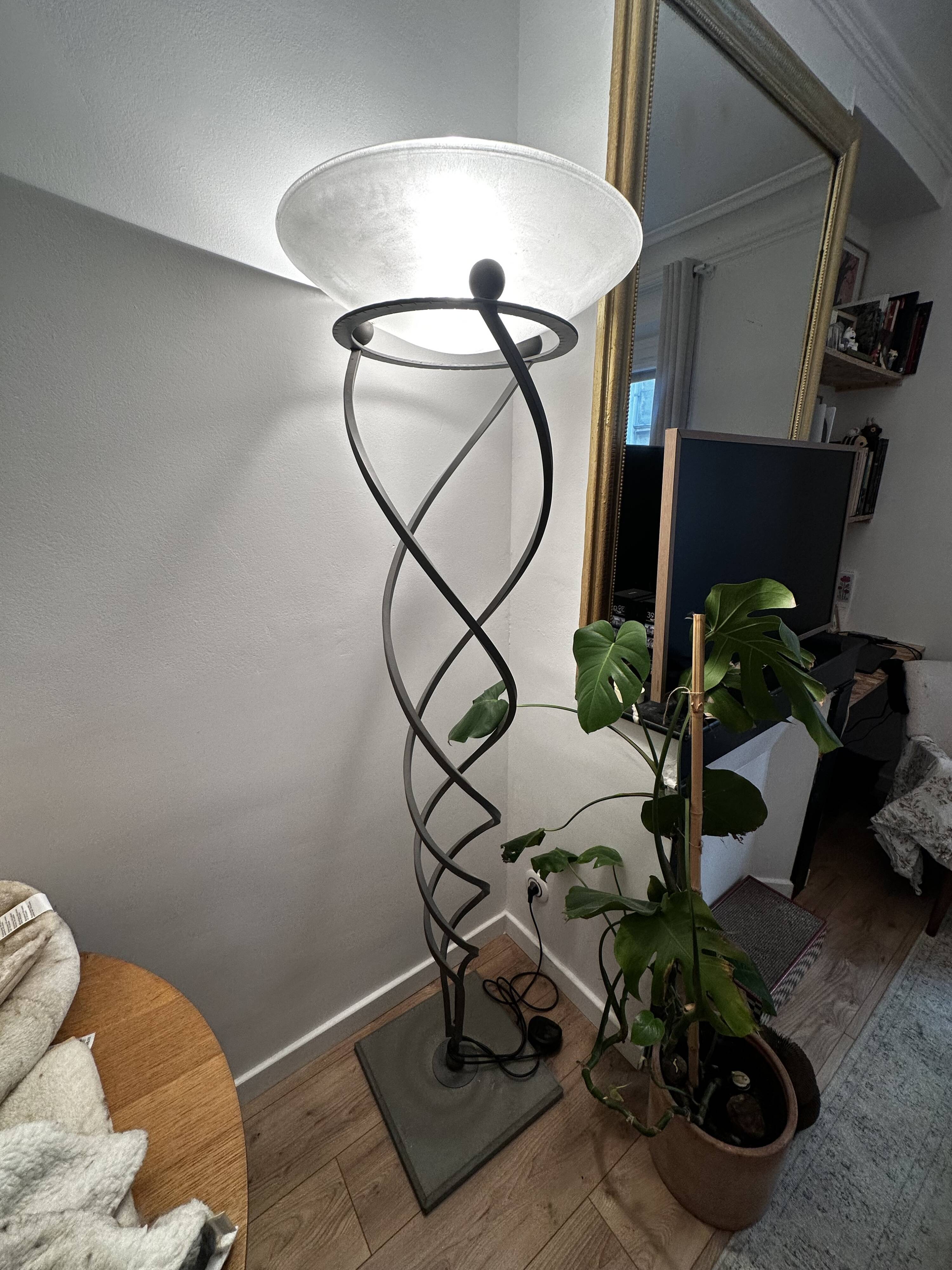 Antinea floor lamp by Jean-François Crochet for Terzani