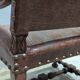 Pair of Louis XIII armchairs, 19th century