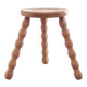 Small tripod/ bedside table/ renovated vintage stool, 1970s