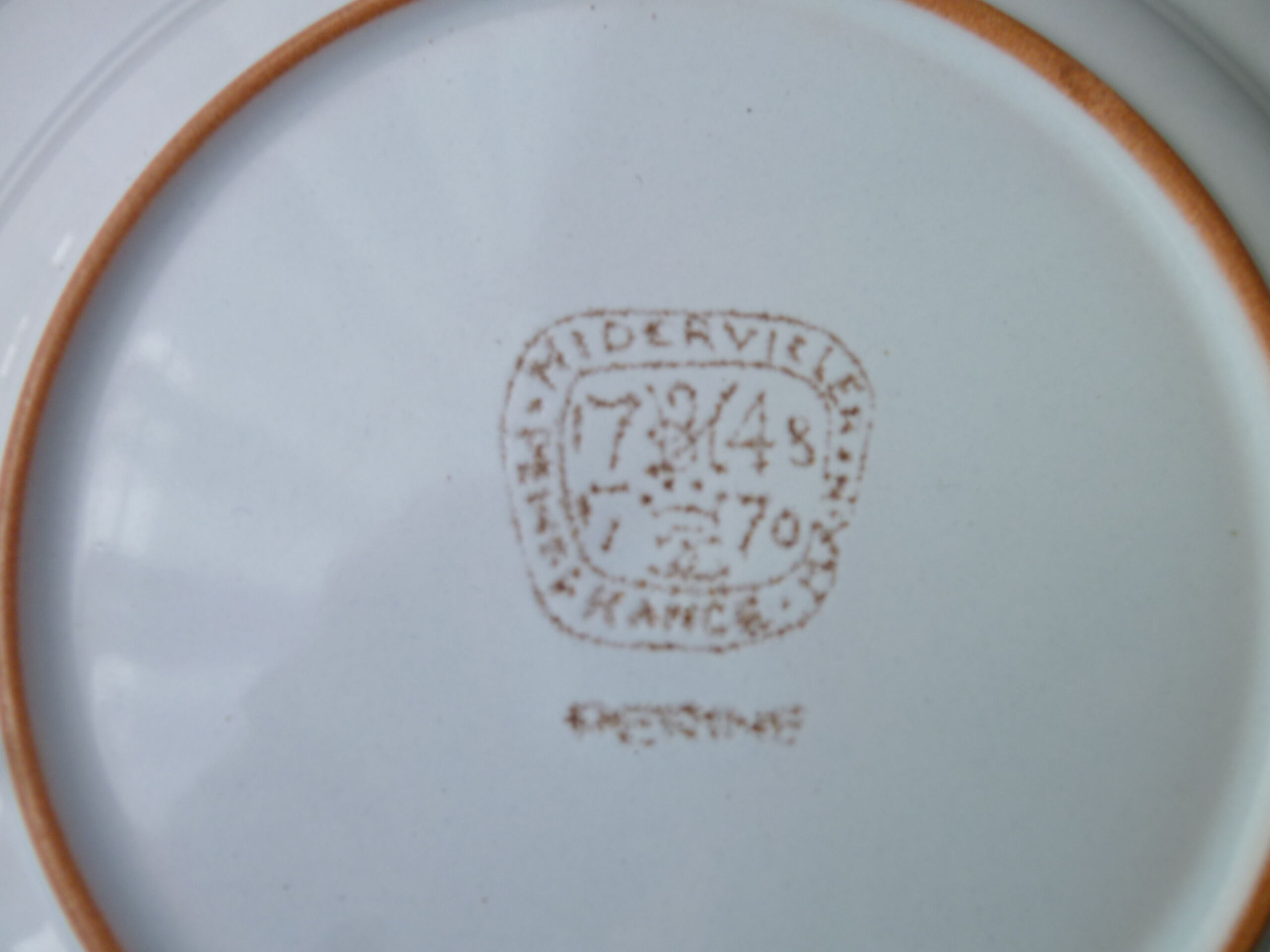 Set of 6 dessert plates in niderviller model perine