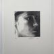 Jean-Baptiste Sécheret: original lithograph signed in pencil Portrait of Mathilde, 2002