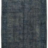 Handmade oriental contemporary 1980s 231 cm x 345 cm grey wool carpet