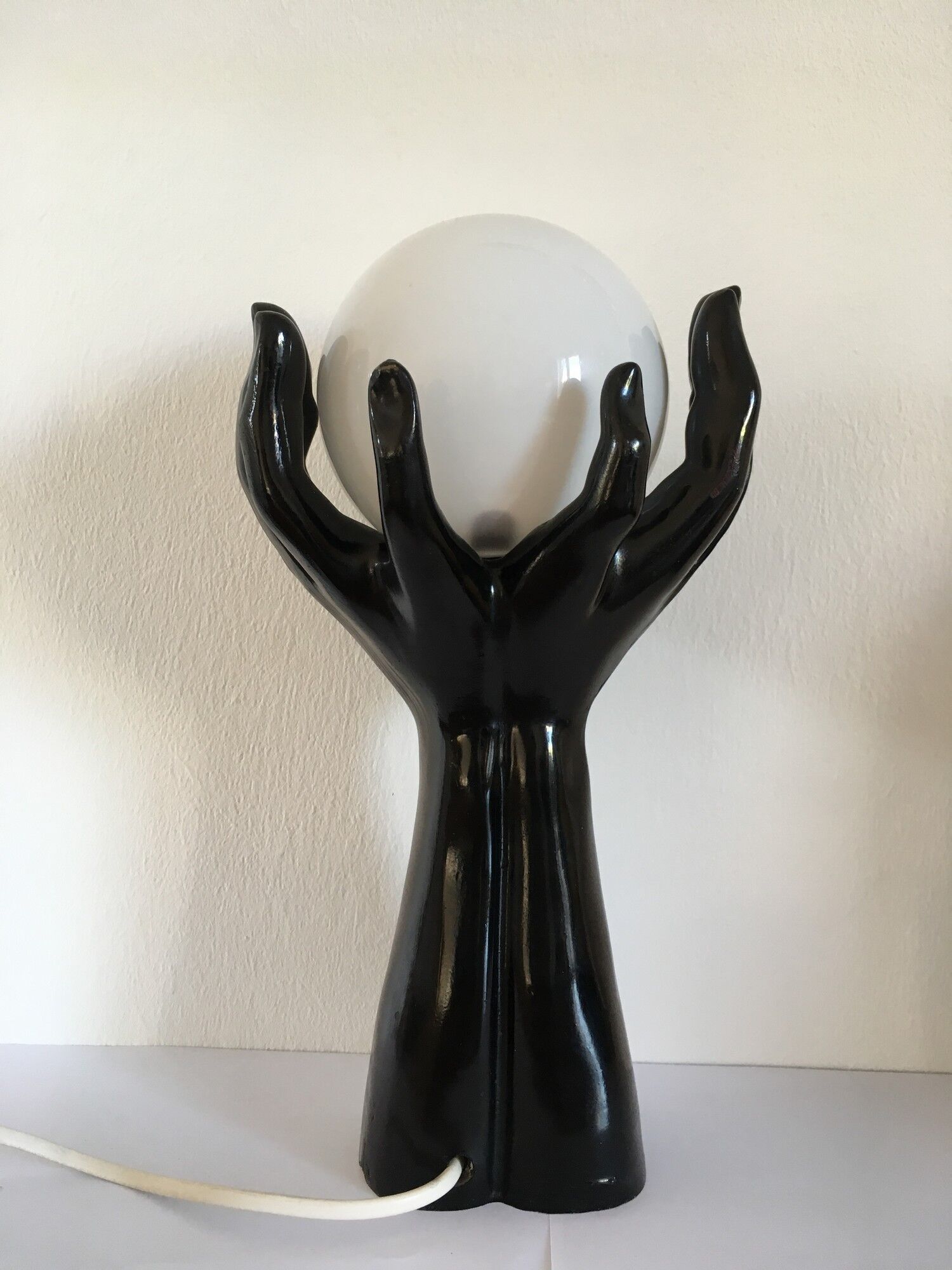 Vintage 70s hand lamp