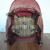 Paire de fauteuils crapaud velours