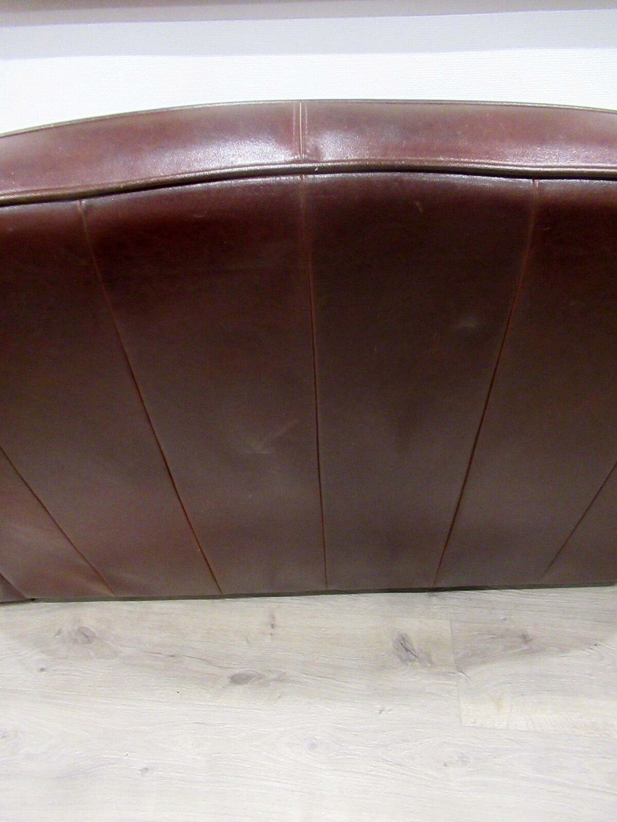 Small leather sofa, 2 seats, vintage.