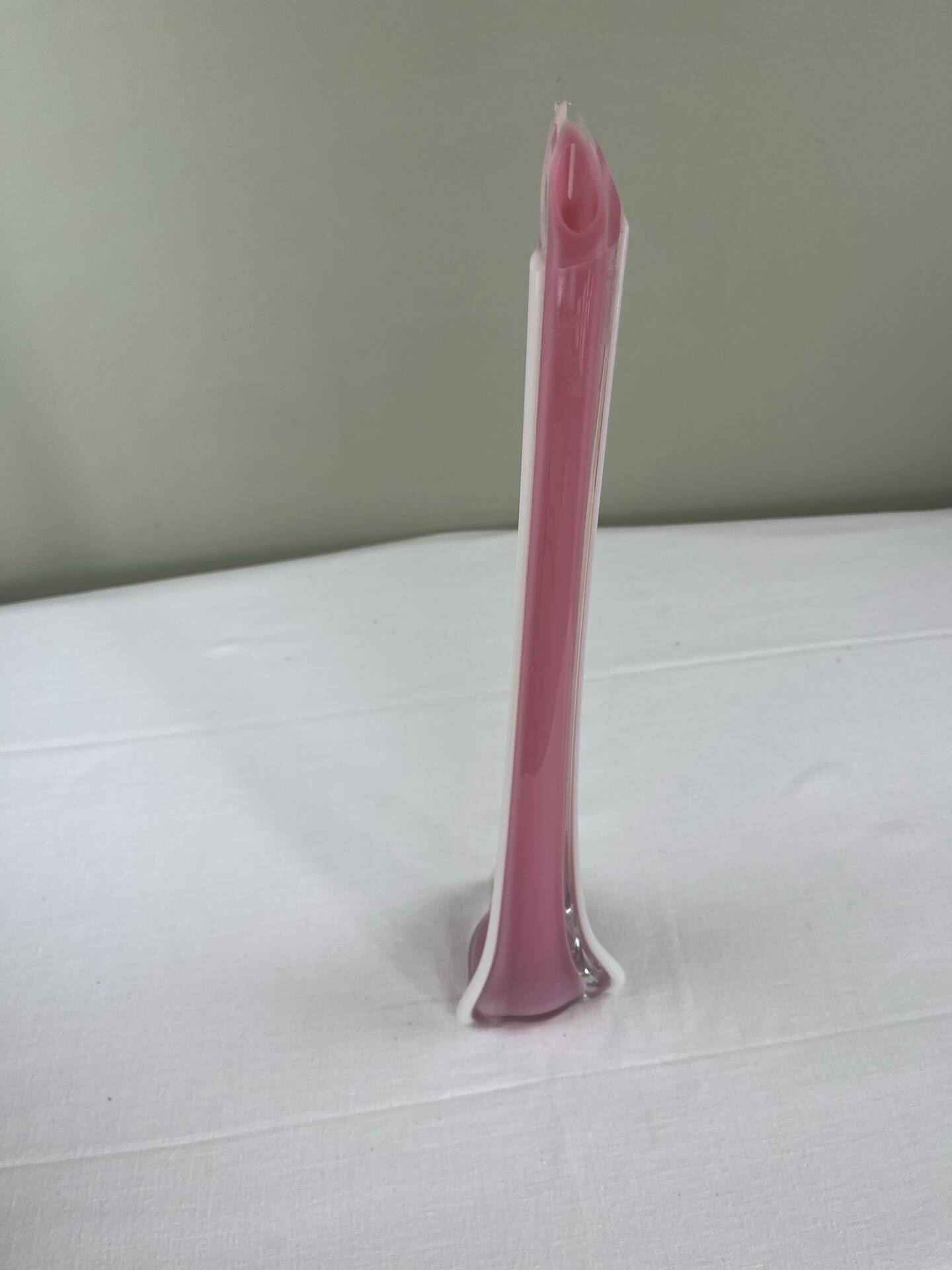 Sculptural blown glass vase