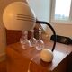 Desk lamp in metal year 70