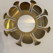 Miroir en laiton doré, 1970