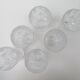 Set of 6 water glasses - vintage crystal choppes