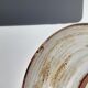 Oval dish Vallauris handmade thistles