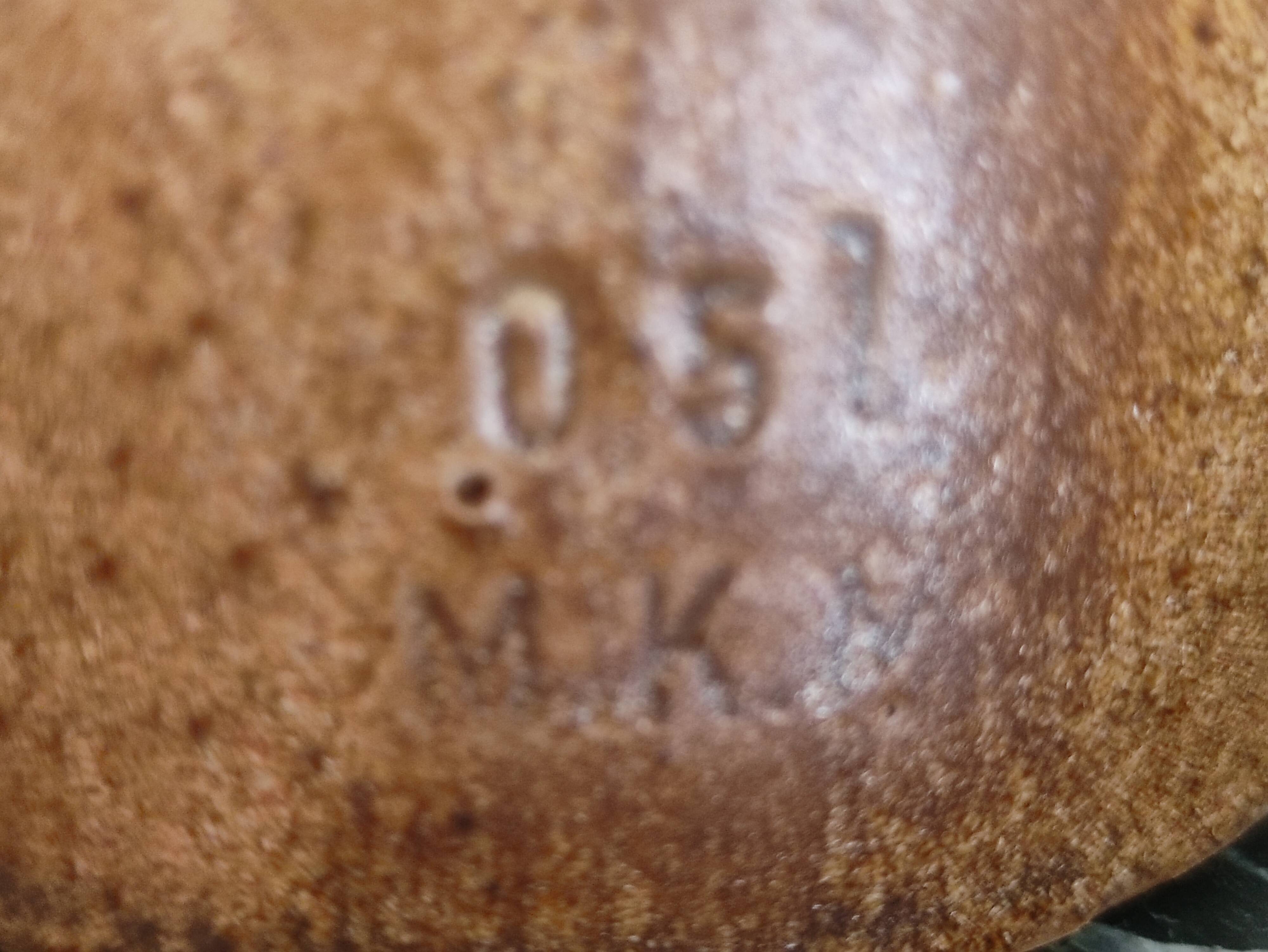 Lot 2 old bottles in glazed stoneware 0.5 L