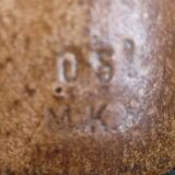 Lot 2 bouteilles anciennes en grès vernissé 0,5 L