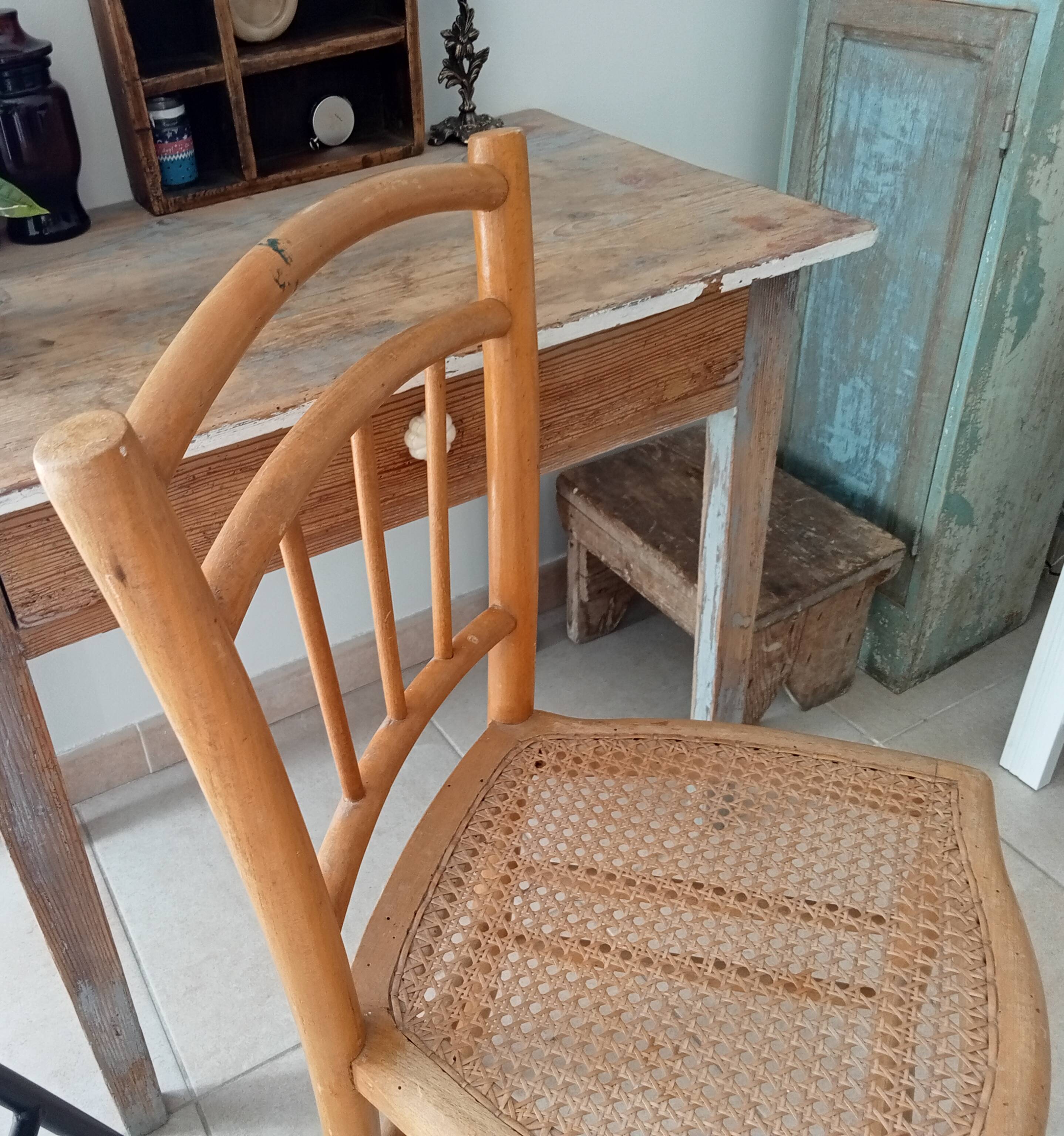 Bistro canned chair 1930