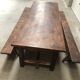 Table and 2 benches