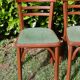 Set of 4 superb vintage Baumann bistro chairs.