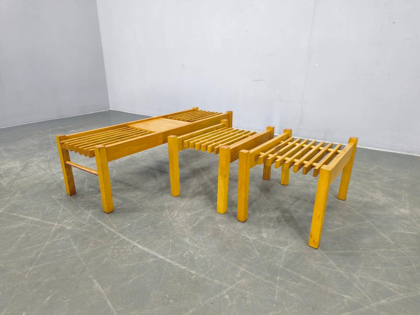 Set of three flower stands, 1970s