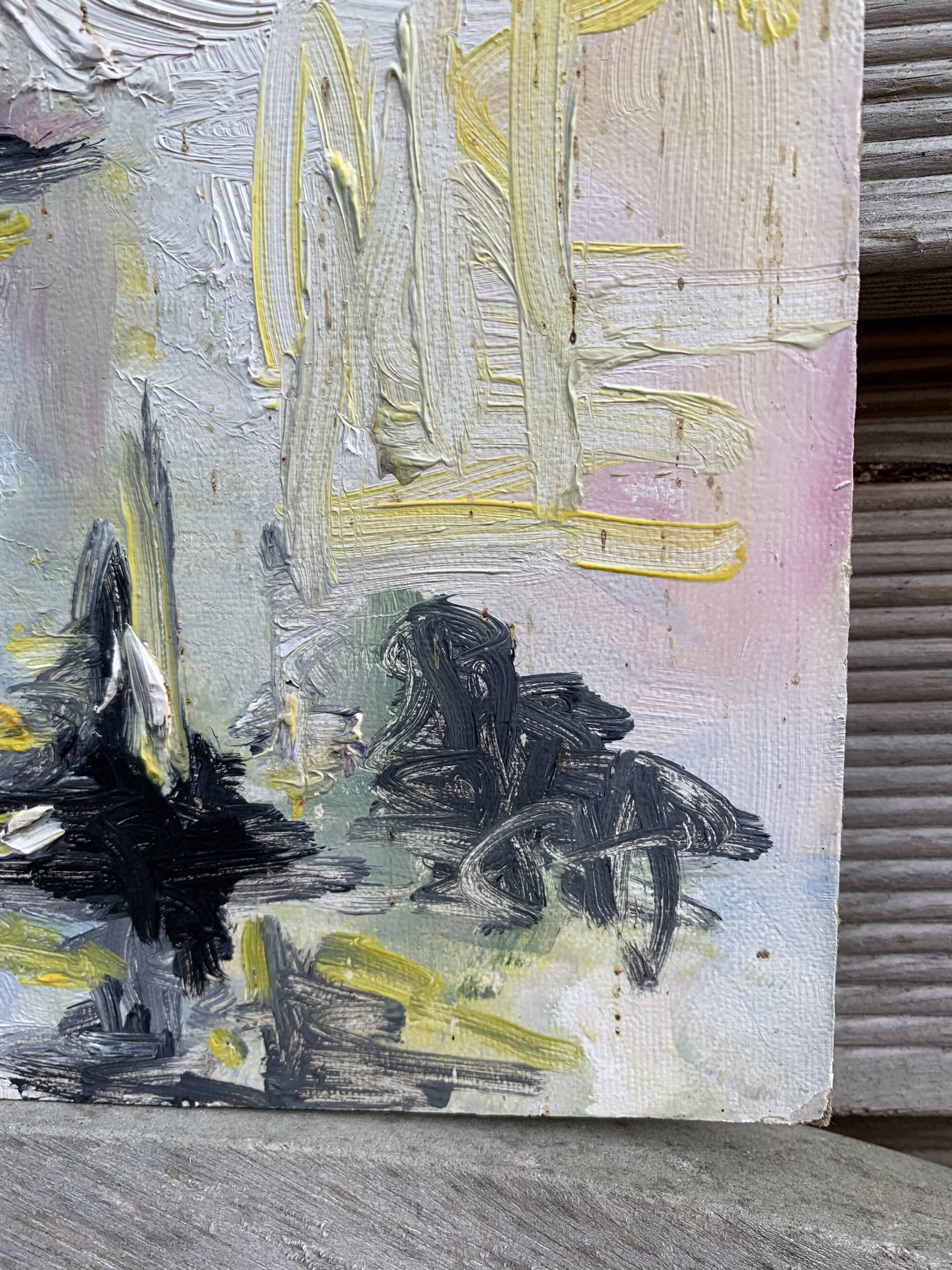 Antique bouquet of flowers painting