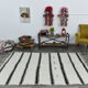 Tapis de chanvre vintage moderne, 158x248cm