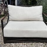 Fauteuils (la paire) pliable en fer 1980