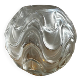 Vase en cristal lalique france – modèle “vibration” (2006) – parfait état