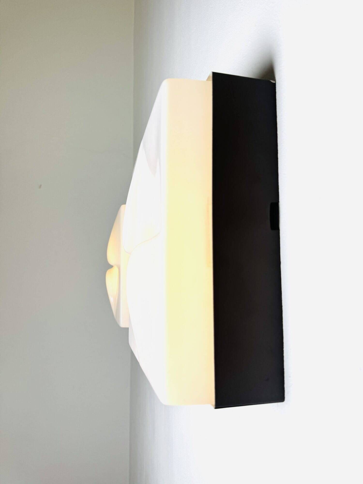 F-3071 Square Abstract Wall Lamps By Raak Amsterdam, The Netherlands 1970S