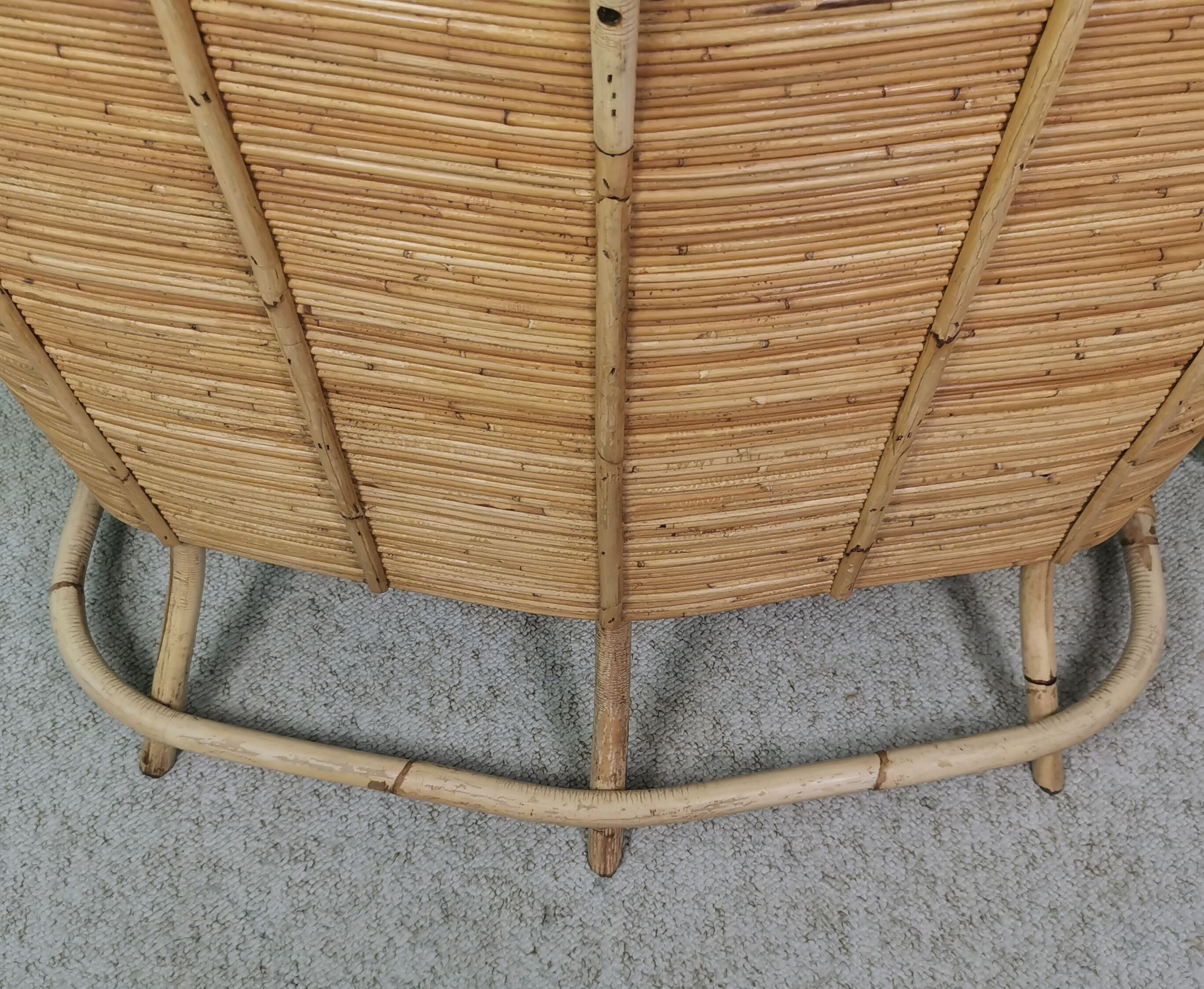 Rattan bar and stools
