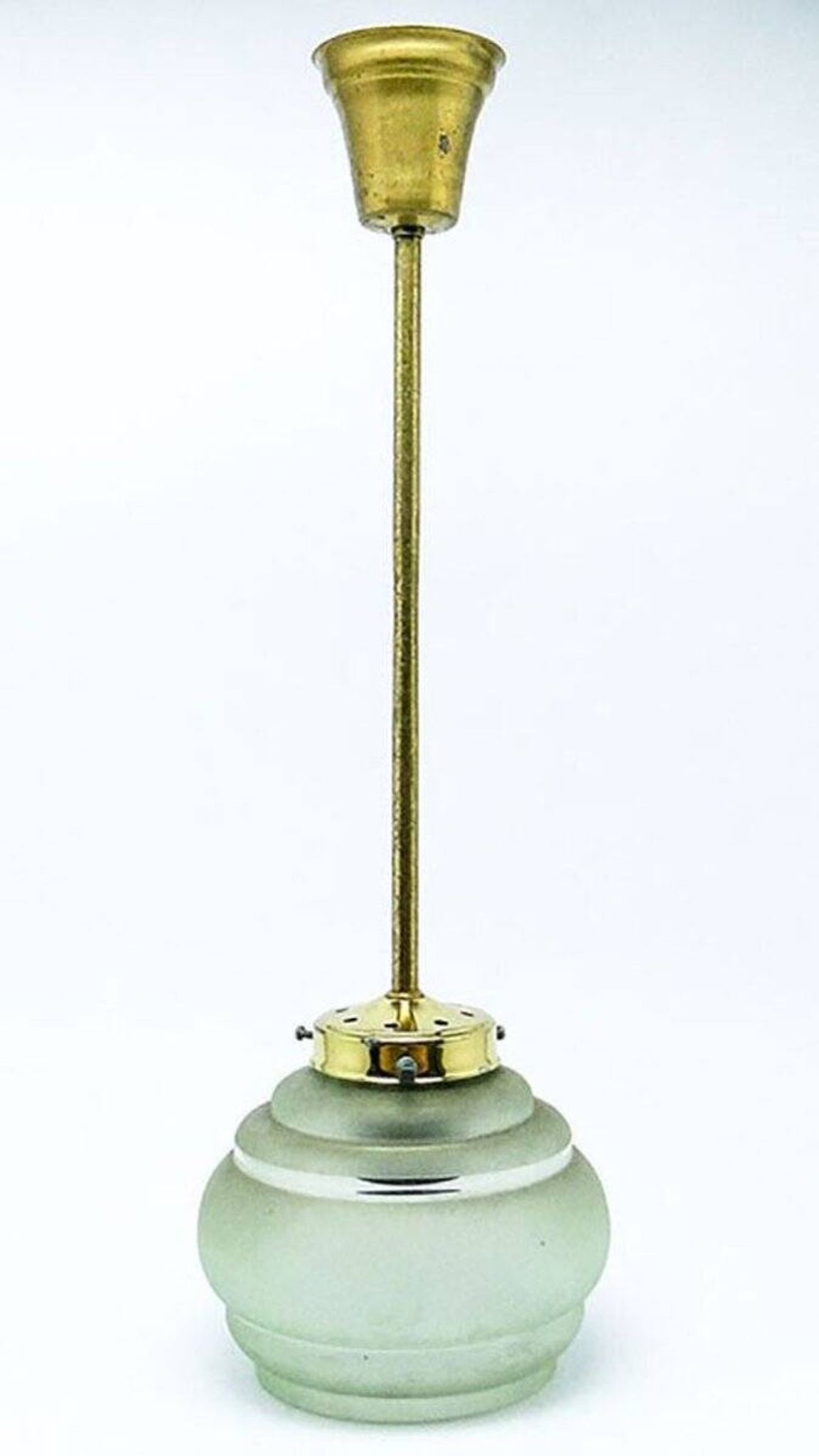 Suspension en verre des années 1950.