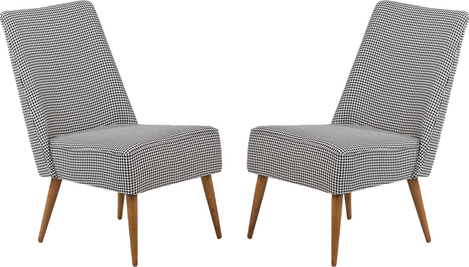 Pair of Armchairs, Czechoslovakia, 1950s