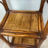Vintage rattan shelf