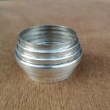 Towel ring silver metal