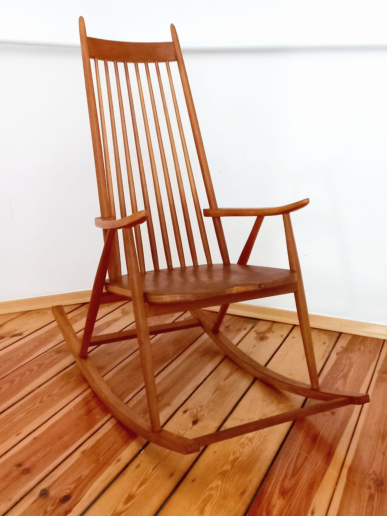 Rocking chair Holesov, Czechoslovakia 60s, Vintage, Retro