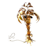Hans Kögl Floor or table lamp Palm Tree Gilded Metal