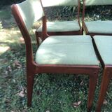 Danish Scandinavian teak chairs Uldum Möbelfabrik 60s