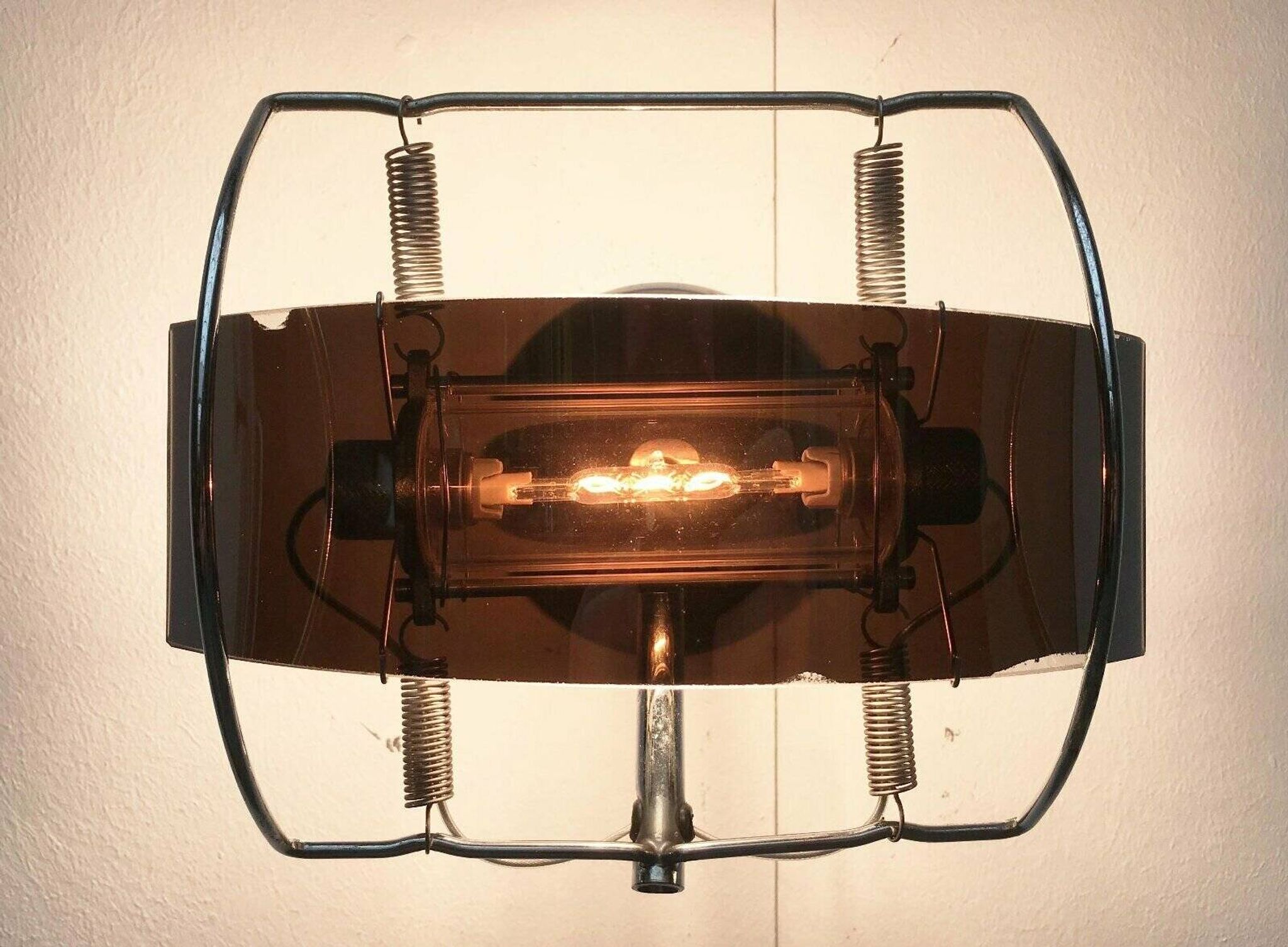 Postmodern wall lamp Warrior by Emanuele Ricci for Sidecar Artemide, 1980s.