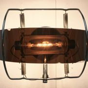 Postmodern wall lamp Warrior by Emanuele Ricci for Sidecar Artemide, 1980s.