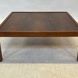 Vintage coffee table rosewood 70's design minimalist