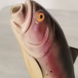 Vintage earthenware fish bottle